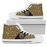Perfect Cross Color Absolutely Nice Vegas Golden Knights High Top Shoes