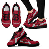 Arkansas Razorbacks Line Logo Sneakers