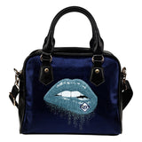 Beautiful Lips Elegant Logo Tampa Bay Rays Shoulder Handbags