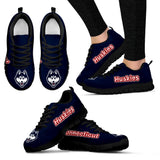Magnificent Connecticut Huskies Amazing Logo Sneakers