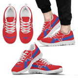 SMU Mustangs Line Logo Sneakers
