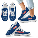 Magnificent Indianapolis Colts Amazing Logo Sneakers