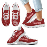 Magnificent Oklahoma Sooners Amazing Logo Sneakers