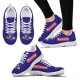 Magnificent Baltimore Ravens Amazing Logo Sneakers