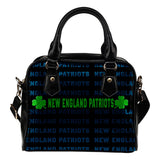 Colorful New England Patriots Stunning Letters Shoulder Handbags