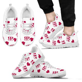 Sweeten Dreamy Love Pattern With Logo Cincinnati Bengals Sneakers