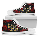 Lovely Rose Thorn Incredible Georgia Tech Yellow Jackets High Top Shoes