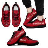 Magnificent Miami RedHawks Amazing Logo Sneakers