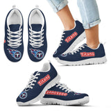 Magnificent Tennessee Titans Amazing Logo Sneakers