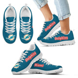 Magnificent Miami Dolphins Amazing Logo Sneakers