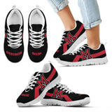 Miami RedHawks Line Logo Sneakers
