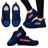 Magnificent Indianapolis Colts Amazing Logo Sneakers