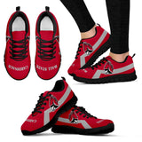 Ball State Cardinals Line Logo Sneakers
