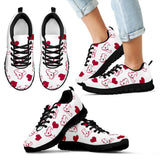 Sweeten Dreamy Love Pattern With Logo Houston Texans Sneakers
