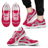 Ohio State Buckeyes Line Logo Sneakers