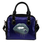Beautiful Lips Elegant Logo Toronto Maple Leafs Shoulder Handbags
