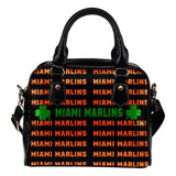 Colorful Miami Marlins Stunning Letters Shoulder Handbags
