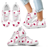 Sweeten Dreamy Love Pattern With Logo Los Angeles Dodgers Sneakers