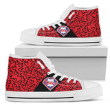 Perfect Cross Color Absolutely Nice Philadelphia Phillies High Top Shoes