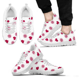 Sweeten Dreamy Love Pattern With Logo Washington Nationals Sneakers
