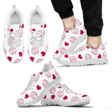 Sweeten Dreamy Love Pattern With Logo Oakland Athletics Sneakers