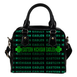 Colorful Eastern Michigan Eagles Stunning Letters Shoulder Handbags