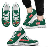 Magnificent Minnesota Wild Amazing Logo Sneakers