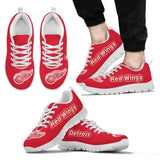 Magnificent Detroit Red Wings Amazing Logo Sneakers