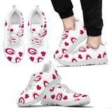 Sweeten Dreamy Love Pattern With Logo Green Bay Packers Sneakers