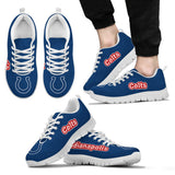 Magnificent Indianapolis Colts Amazing Logo Sneakers