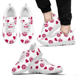 Sweeten Dreamy Love Pattern With Logo New York Mets Sneakers
