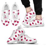Sweeten Dreamy Love Pattern With Logo Carolina Panthers Sneakers