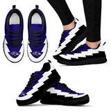 Jagged Saws Creative Draw Baltimore Ravens Sneakers