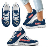 Magnificent Los Angeles Rams Amazing Logo Sneakers