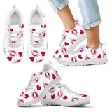 Sweeten Dreamy Love Pattern With Logo Miami Dolphins Sneakers