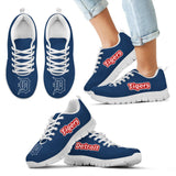 Magnificent Detroit Tigers Amazing Logo Sneakers