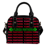 Colorful Florida Panthers Stunning Letters Shoulder Handbags