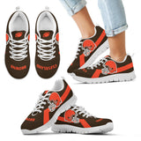 Cleveland Browns Line Logo Sneakers
