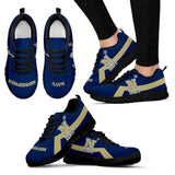 Navy Midshipmen Line Logo Sneakers