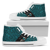 Perfect Cross Color Absolutely Nice San Jose Sharks High Top Shoes