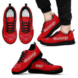 Magnificent SMU Mustangs Amazing Logo Sneakers