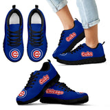 Magnificent Chicago Cubs Amazing Logo Sneakers