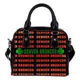 Colorful Denver Broncos Stunning Letters Shoulder Handbags