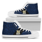 Perfect Cross Color Absolutely Nice Navy Midshipmen High Top Shoes