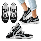Oakland Raiders Line Logo Sneakers