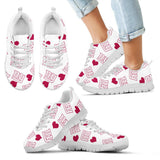 Sweeten Dreamy Love Pattern With Logo New York Giants Sneakers