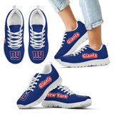 Magnificent New York Giants Amazing Logo Sneakers