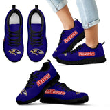 Magnificent Baltimore Ravens Amazing Logo Sneakers