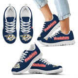 Magnificent Nashville Predators Amazing Logo Sneakers