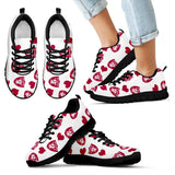 Sweeten Dreamy Love Pattern With Logo Oakland Raiders Sneakers